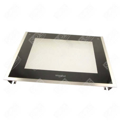 INNERE BACKOFENTÜRSCHEIBE MIT EDELSTAHLRAHMEN BACKOFEN, KÜCHENHERD - 481011085382