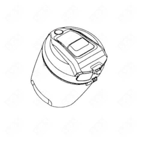 ZYKLONISCHES GEHÄUSE STAUBSAUGER - 0530096709, 48033759