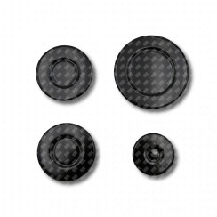 Set mit 4 Brenndeckeln