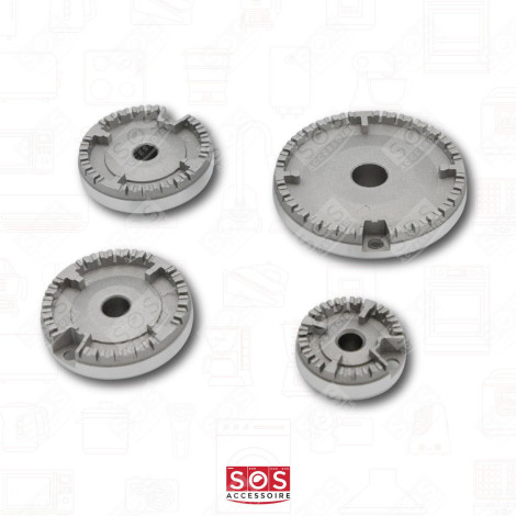 SET MIT 4 BRENNDECKELN KOCHPLATTEN, HERDPLATTEN, KOCHFELD - 482000027572, C00082831