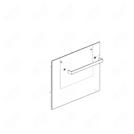 AUSSENGLAS BACKOFEN, KÜCHENHERD - 70012269