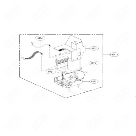 INVERTER-KARTE (KENNZEICHEN 507V) MIKROWELLE, MIKROWELLENHERD - EBR82899215