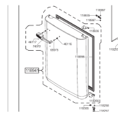 Originaltür (Gefrierteil)
