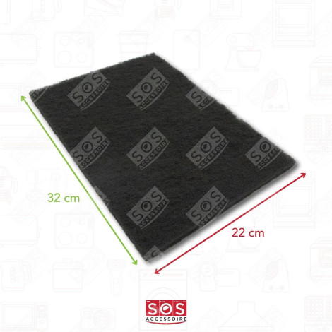 SET MIT 2 KOHLEFILTERN DUNSTABZUGSHAUBE - 74X2375