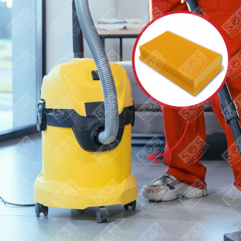 FILTER (FLACH FÜR RECHTECKIGE HAUBE) STAUBSAUGER - 6.904-367.0