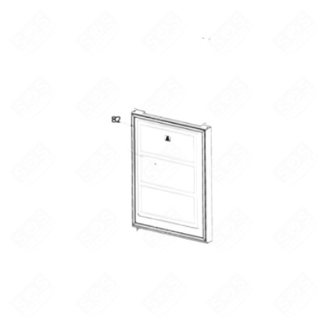 TÜRDICHTUNG GEFRIERTEIL (KENNZEICHEN 82) KÜHLSCHRANK, GEFRIERSCHRANK - 49041970