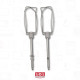 SET AUS 2 WEISSEN EMULGIERBESEN PREP'LINE HANDMIXER - XJ901301, SS-987800