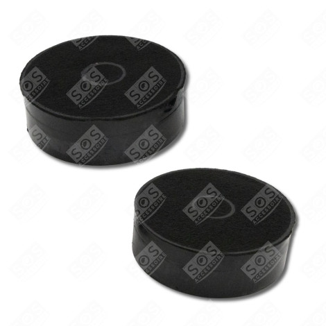 LOT DE 2 FILTRES À CHARBON  12 DUNSTABZUGSHAUBE - 33005513, ECFB03