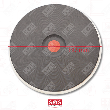 ELEKTRISCHE SCHNELLKOCHPLATTE DURCHM. 180 MM 2000 W KOCHPLATTEN, HERDPLATTEN, KOCHFELD - 71X1992