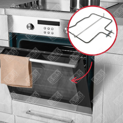 HEIZELEMENT UNTERHITZE 1800 W BACKOFEN, KÜCHENHERD - 70X2465, 0606094