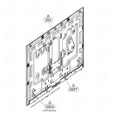 LED-LEISTEN-KIT (KENNZEICHEN 200A) FERNSEHER & TV - AGF30132001