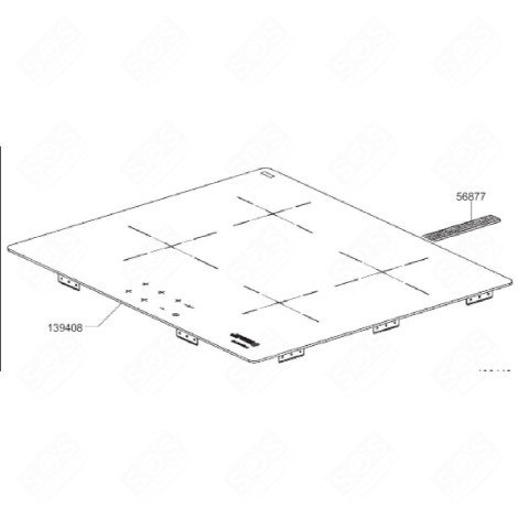 KOCHFELD (KENNZEICHEN 139408) KOCHPLATTEN, HERDPLATTEN, KOCHFELD - 685618211, 685618094