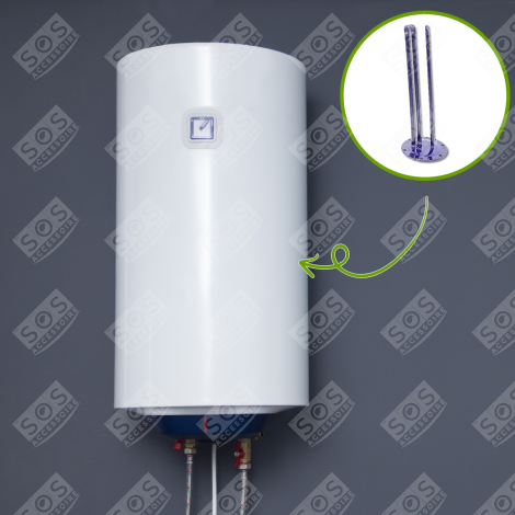 FLANSCHHEIZKÖRPER HEIZSTAB WASSER BOILER, WARMWASSERBOILER, WARMWASSERSPEICHER - AS0019133