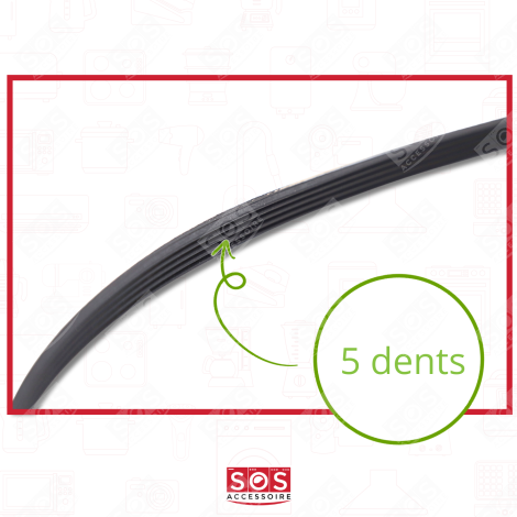 ANTRIEBSRIEMEN, KEILRIEMEN 1320 J5 KOMPATIBEL WASCHMASCHINE - 5034730