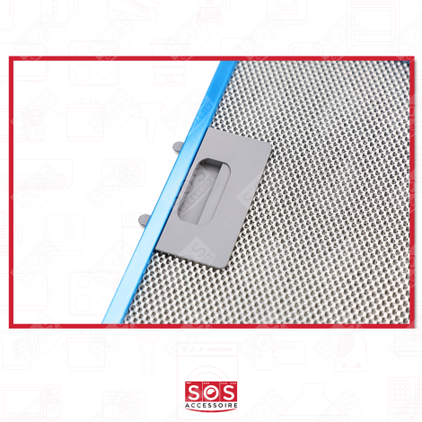 FETT-FILTERMETALL 265X359X9MM DUNSTABZUGSHAUBE - 00703451