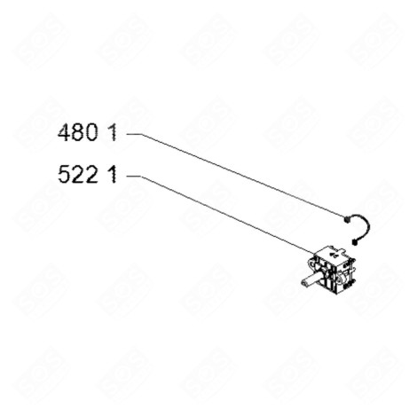 KABELBAUM ENCODER (KENNZEICHEN 4801) BACKOFEN, KÜCHENHERD - 481011132345