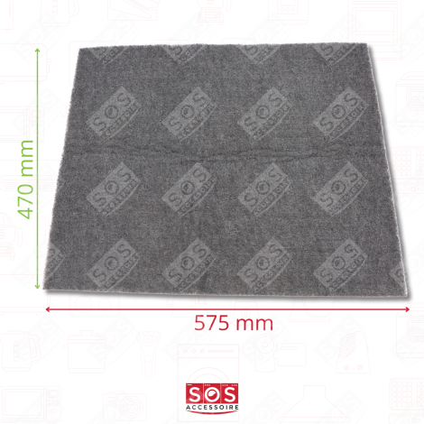 UNIVERSALFILTER AKTIVKOHLE + FETTFILTER 57X47CM DUNSTABZUGSHAUBE - FK025