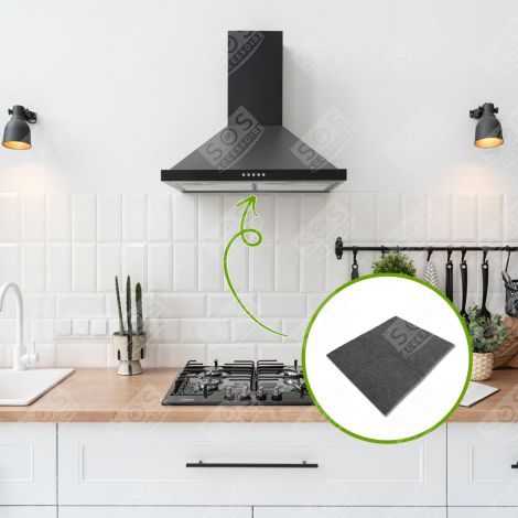 UNIVERSALFILTER AKTIVKOHLE + FETTFILTER 57X47CM DUNSTABZUGSHAUBE - FK025