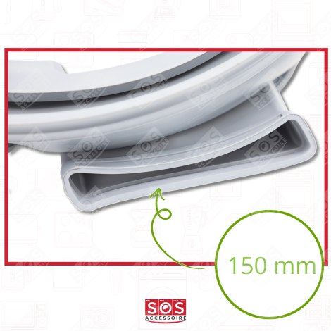 BULLAUGEN-DICHTUNG (MANSCHETTE) WASCHMASCHINE - 00686730
