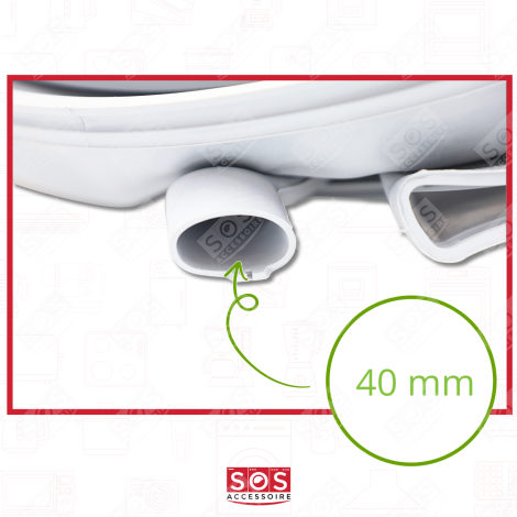 BULLAUGEN-DICHTUNG (MANSCHETTE) WASCHMASCHINE - 00686730