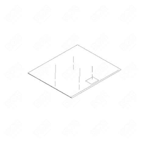 GLASKERAMIK-OBERFLÄCHE KOCHPLATTEN, HERDPLATTEN, KOCHFELD - AS0066894