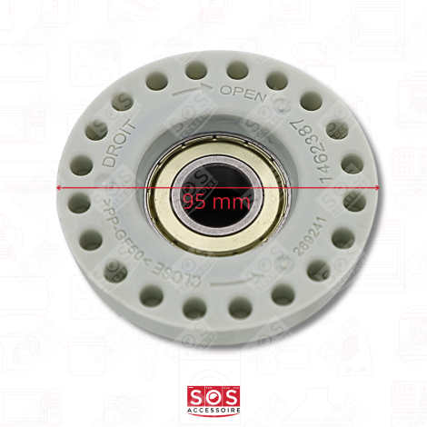 LAGER RECHTS (LAUFROLLE) WASCHMASCHINE - 4071306502