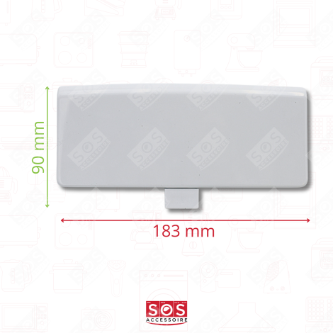 KÜHLSCHRANKTÜRGRIFF (WEISS) KÜHLSCHRANK, GEFRIERSCHRANK - 7042614, 704261400