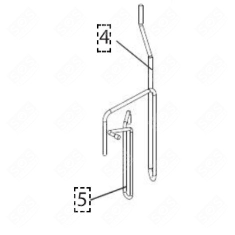 RÜCKLAUFROHR (KENNZEICHEN 4) KLIMAANLAGE UND KLIMAGERÄT - NE2638