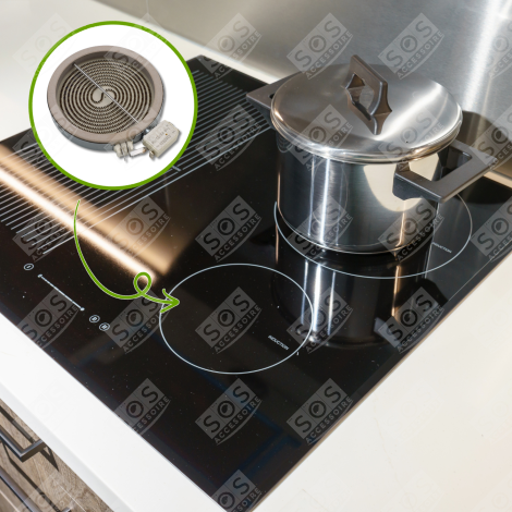 STRAHLUNGSHEIZPLATTE 1200 W (DURCHM. 145 MM) KOCHPLATTEN, HERDPLATTEN, KOCHFELD - 481231018887