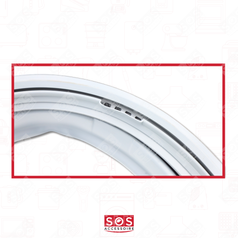 BULLAUGEN-FALTENBALG (MANSCHETTE) MIT BOTTICHBALG (2 1 LÖCHER) WASCHMASCHINE - MDS38265303