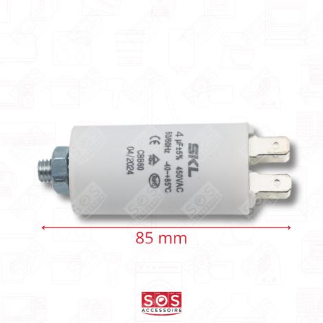 CONDENSATEUR 4 MF UNIVERSEL HO