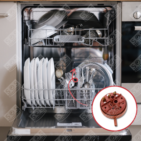 DRUCKSCHALTER MIT NIVEAU 65/45 GESCHIRRSPÜLER, SPÜLMASCHINE - 1528189028