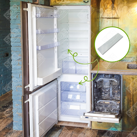 GLASPLATTE KÜHLSCHRANK, GEFRIERSCHRANK - 7272592