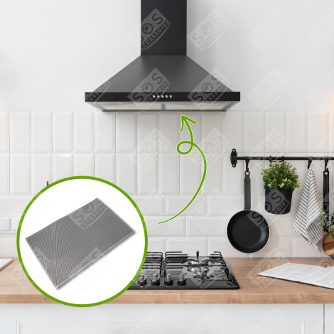 METALLFETTFILTER 445X295 MM (PRO STÜCK), ORIGINAL DUNSTABZUGSHAUBE - 00460117