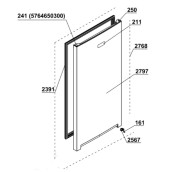 Tür (Kühlschrankteil, Kennzeichen 2768)