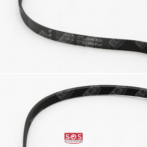 RIEMEN 1280 1282 J6 WASCHMASCHINE - 1240211209, 50680539009