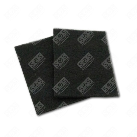 SET MIT 2 KOHLEFILTERN (MIT BEFESTIGUNGSSTIFTEN) DUNSTABZUGSHAUBE - 74X4121