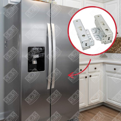 SET MIT 2 SCHARNIEREN [040 2 + 040 5] KÜHLSCHRANK, GEFRIERSCHRANK - 481231018626