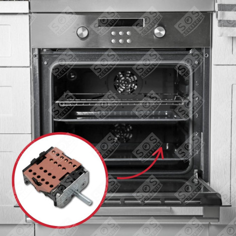 SCHALTER FÜR ELEKTROHERD BACKOFEN, KÜCHENHERD - 42814656, 46.25866.521