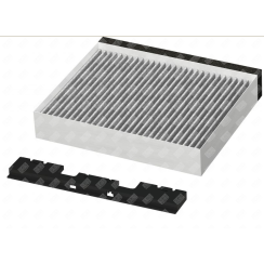 Filtre charbon (à l'unité)  230X215X20 mm d'origine