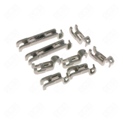CLIPS FIXATION TIGES RABATTABLES  PANIER INFÉRIEUR X8 D'ORIGINE GESCHIRRSPÜLER, SPÜLMASCHINE - 00611472