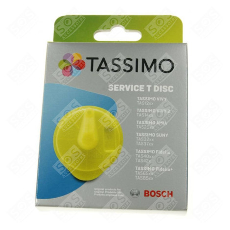DISQUE DE NETTOYAGE T-DISC TASSIMO D'ORIGINE KAFFEEMASCHINE, ESPRESSOMASCHINE - 00576836, 17001490