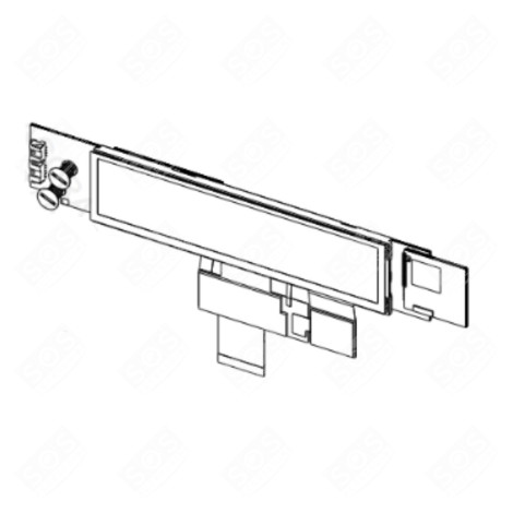 CARTE ÉLECTRONIQUE, MODULE D'AFFICHAGE BACKOFEN, KÜCHENHERD - 140108956479