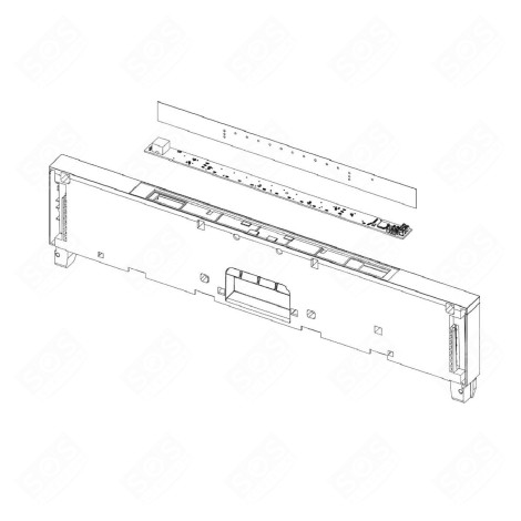 BANDEAU DE COMMANDE GESCHIRRSPÜLER, SPÜLMASCHINE - 1763350338