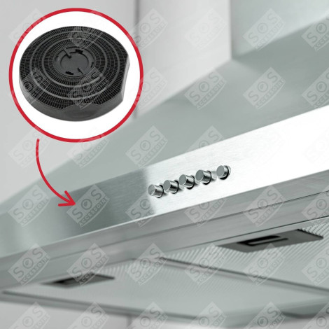 KOHLEFILTER (RUND) TYP 26 (PRO STÜCK) DUNSTABZUGSHAUBE - 902979362