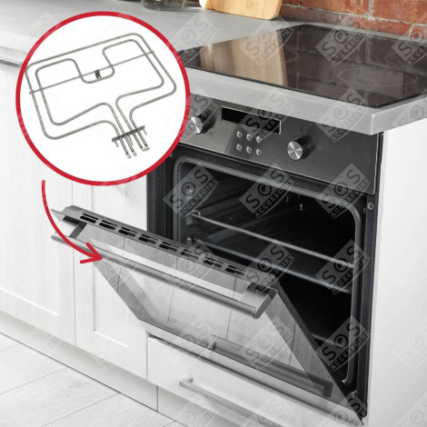 HEIZELEMENT 2700 W BACKOFEN, KÜCHENHERD - 3570797021, 3570797013