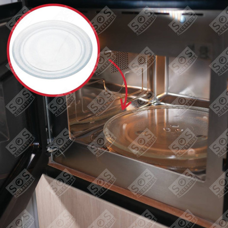 PLATEAU EN VERRE  280 MM MIKROWELLE, MIKROWELLENHERD - A01B01, MS-5922820