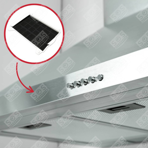 KOHLEFILTER DHZ1100 DUNSTABZUGSHAUBE - 00460736, 460736