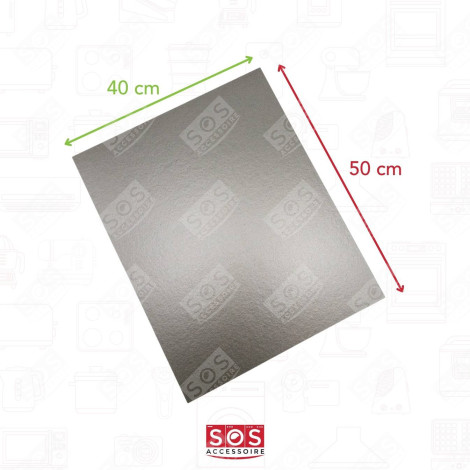 GLIMMERSCHEIBE ZUM ZUSCHNEIDEN 400 X 500 MM MIKROWELLE, MIKROWELLENHERD - 600MD42