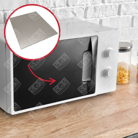 GLIMMERSCHEIBE ZUM ZUSCHNEIDEN 400 X 500 MM MIKROWELLE, MIKROWELLENHERD - 600MD42